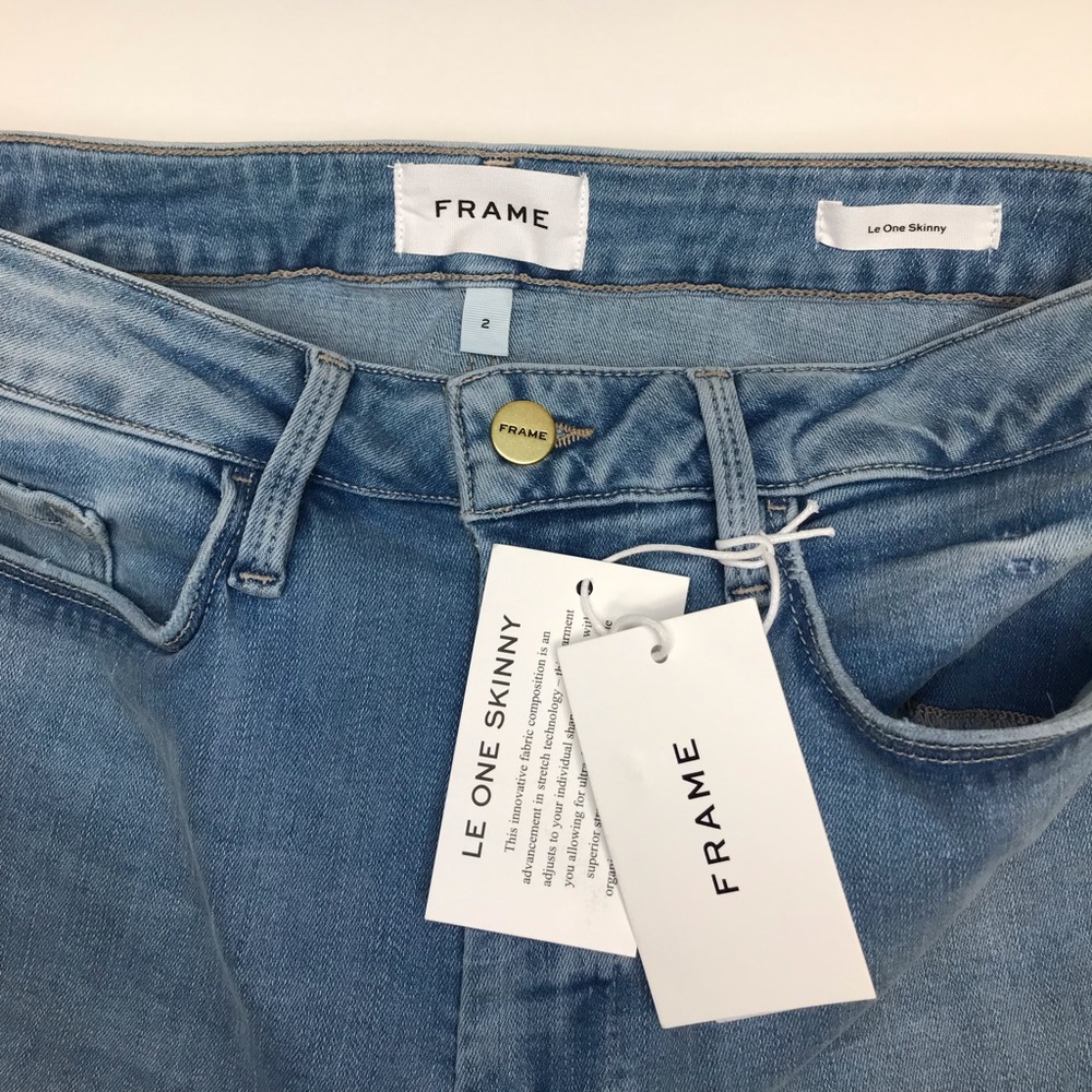 Frame Le One Skinny High-Rise Women’s Jeans - Size: 2 (29-34) - Picture 9 of 17